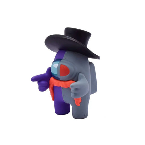 Exclusive mini figure with hat from Among Us Airship Playset With Detachable Top And 2 Exclusive Mini Figures, 10 Inch Realistic Airship Toy