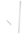 Aluminum T Slot Miter Jig Tool For Woodworking, Router Trimming, And Saw Guide, Includes Screw Chutes Rails with screws displayed