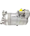 Heavy Duty Electric Ac Compressor For Bmw 530Le X5 Xdrive40e G05 And I3 Hybrid Plug In Rides, 12V assembly side view.
