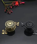 Golden Brass Antique Vintage Retro Drawer Cabinet Knobs With Backplates 12 Pack Mushroom Shape Pull Handles for dresser display