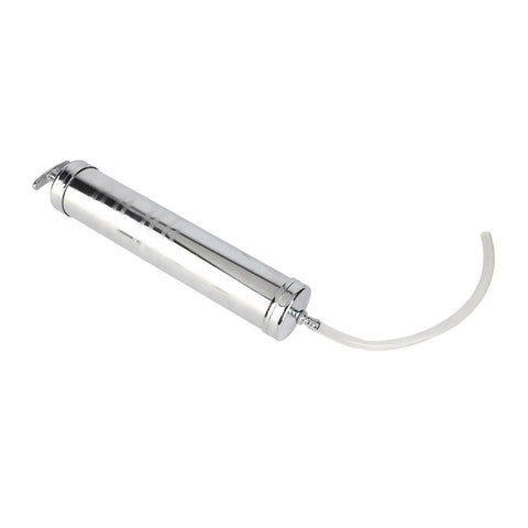 Heavy Duty 500cc Aluminum Alloy Oil Suction Syringe Pump Extractor With Spring Seal And Anti Rust Coating for fluid transfer tasks.