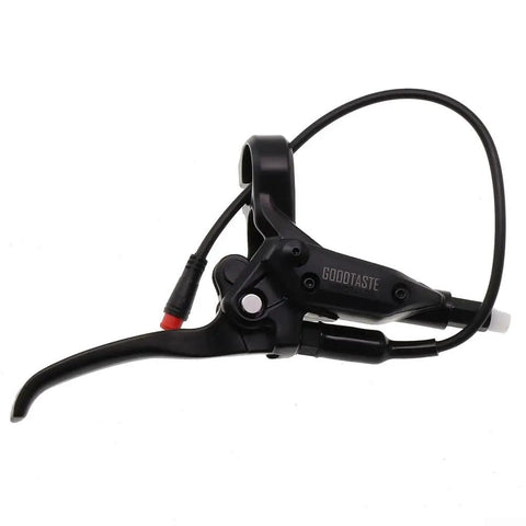 Black aluminum Waterproof E Bike Brake Lever And Grips Set With Power Off Cutoff For E Bike And E Scooter All Weather Braking GT03 Compatible
