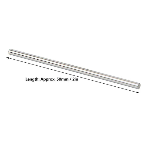 Pin Type Needle Gauge Set For Precise Hole Measurement, 50 Piece Plug Gauge Kit From 1.5 To 1.99 mm Increments, GCR15 Bearing Steel