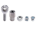 Heavy Duty Pro Shop Grade Rod End Kit With Spacers Tube Adapters And Jam Nuts 5/8 18 Left And Right Thread Set components on display.