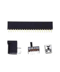 DIY 2.4 Inch TFT Digital Oscilloscope Kit With DIY Parts Probes Handheld Pocket Sized SMD Electronics Learning Set 138 Component Kit parts