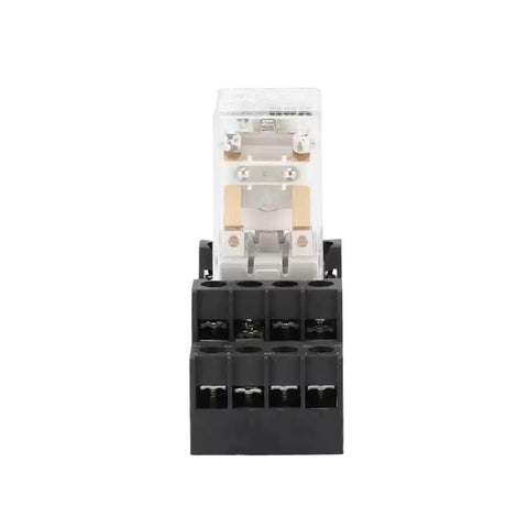 Plug And Play DIN Rail Control Circuit Module With Multiple AC DC Voltage Options And 4L Configurations for flexible control circuits.