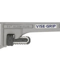 24 Inch Pipe Wrench with Cast Aluminum Housing, heavy duty tool for plumbers and DIY pros, heat treated jaw, easy spin nut