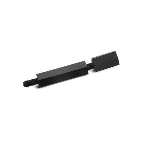 Nylon Standoff Spacer Kit M3 Male To Female Pillars Flat Head Spacers With Screws And Nuts 2 Set, black nylon standoff
