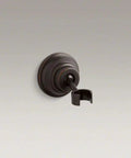Bancroft Wall-Mount Handshower Holder, Solid Brass Construction, Adjustable Pivot Bracket, Oil Rubbed Bronze Finish