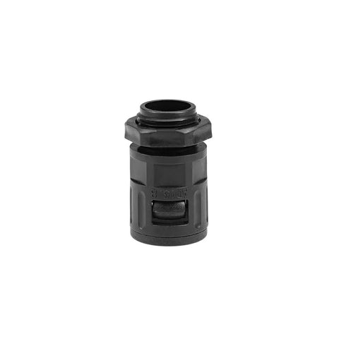 Heavy Duty Corrugated Cable Gland Connector Kit For AD15.8 Conduit M18 Threaded Pipe Joint Clamps 8 Pack Easy Install No Fuss Wire Pass Through And Conduit Fit black plastic AD15.8 M18 corrugated conduit gland