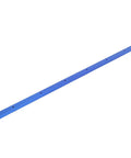 Aluminum T Track Extrusion 0.6 Inch Thick 0.75 Inch Wide 0.375 Inch Deep with six pre drilled holes, smooth blue surface