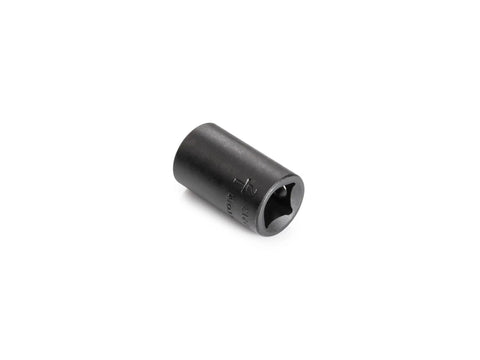 Three Eighths Inch Drive To One Half Inch Shallow Twelve Point Impact Socket Built Tough With Laser Markings