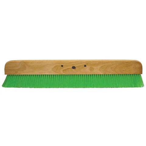 Pro-Grade 36 Inch Green Nylex Soft Concrete Finishing Broom With Memory-Resistant Bristles And Soft Finish For Smooth Floors