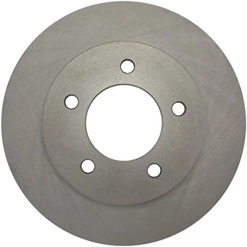 Centric C-Tek front brake rotor, metallic gray with five lug holes