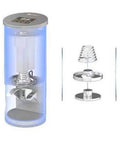 Top Shelf Professional Grade Electric Coffee Tamper For 58mm Commercial Espresso Machine With Stainless Steel Base Auto Sensor And Adjustable Portafilter Holder Wrist Relief, showcasing internal components and design.
