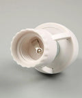 Hands Free Motion Sensor Light Socket E27 With PIR Bulb Holder Adapter 100 To 240 Volt Auto On Off white