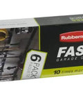 FastTrack Garage Hook Kit And Tool Organizer packaging showing 6-piece set and storage use.