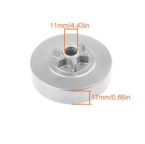 3/8-6T Spur Sprocket Drum Clutch Assembly Kit For Husqvarna 120 136 141 235 235E 240 236 Jonsered