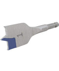 Speedbor Spade Wood Drill Bit 1 Inch By 4 Inch For Fast Holes And Long Life With Chamfered Edges And Blue Groove Parabolic Scoop