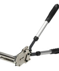 HRP5 9-Gauge Hog Ring Pliers Heavy Duty With Auto Feed Magazine Long Leverage Handles For Easy Fence Tensioning Compatible With HRA5 Aluminum Rings Or HRS5 Steel Rings