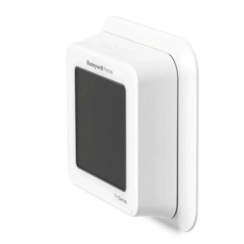Side view of Lyric T6 Pro Wi Fi Programmable Thermostat With Geofencing And App Control 7 Day Scheduling Works With Alexa And Apple HomeKit.