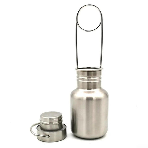 Bombproof Stainless Steel Water Bottle With Hanging Hook For Outdoor Adventures