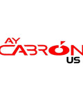 Red and black 'AY CABRÓN US' text logo on a white background