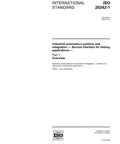 Get The Ultimate Iso 20242-1 2005 Overview Guide For Industrial Automation Systems And Integration. ISO document cover page with overview details.