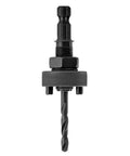 Lenox 1/2 in hole saw arbor with knurled collar and pilot drill bit
