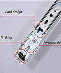 Heavy Duty Push To Open Drawer Slides With Full Extension Soft Close Ball Bearing Runners Side Mount design details with cushion and porous positioning.