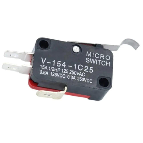 10 Pack Micro Limit Switch V 154 1C25 Momentary SPDT Snap Action 3 Pin Long Straight Lever Arm Built For Appliances Automation Gear
