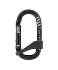 MINO Accessory Carabiner With Bar Lock And Included Gear Accessories For Easy Gear Management, black carabiner, 400 kg