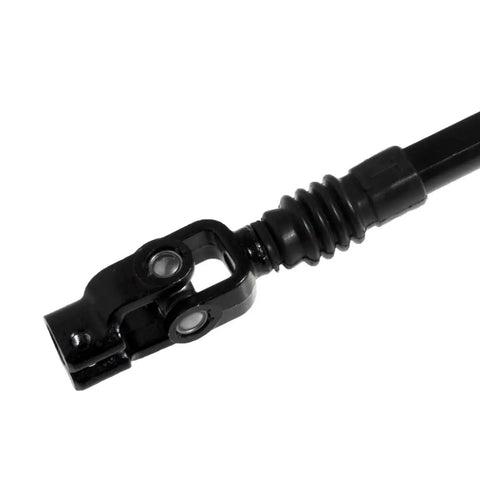 Power Steering Compatible Lower Steering Shaft Replacement For Jeep Cherokee XJ, Comanche, And Wagoneer - Fits 1984 To 1994 Models, Built Tough OEM Quality Steering Column, Easy Install, Replaces 4713943 black steel shaft with universal joint