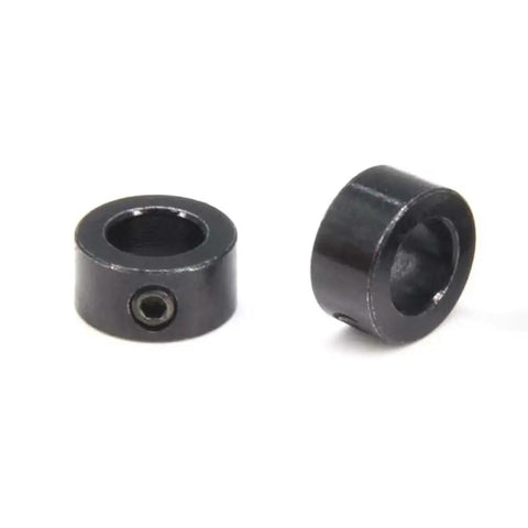 Heavy Duty Metal Lock Collar For 3-16mm Lead Screws And 3D Printer Z Axis Rods, Lead Screw Ring With Set Screw Locking For Linear Shafts On CNC Machines And Motion Systems, Rock Solid Wear Resistant Clamp For Secure Axial Positioning, black metal set screw collar