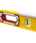 36 Inch Mason Level Type 196-2 K with bright vial system, aluminum frame, dual blow shields, side view
