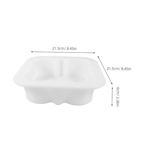 Concrete Paver Mold Kit for Pathways and Patios, Reusable DIY Friendly PP Molds for Home and Garden, rectangular shape with dimensions shown