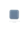 2.5cm square grey piece from 16 Pieces Chair Glides With PTFE And Iron Floor Protectors To Cut Friction And Prevent Floor Damage On Carpet Wood And Tile For Easy Glide And No Scratches