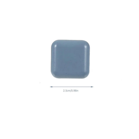 Chair Leg Floor Protectors Glides Set Of 16 For Smooth Movement On Hardwood Floors And Carpet, PTFE and iron square pad detail