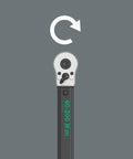 Built For Pros Pro Grade Click Torque C3 One Half Inch Drive Torque Wrench With Reversible Ratchet head 40-200 Nm