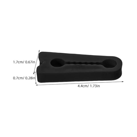 40Pcs Universal Fit Car Door Shock Absorber Pads Rubber Buffer Damper Deadener For Noise Reduction And Super Quiet Latch Guard Cushion To Kill Those Bangs, black rubber pad 1.73 x 0.67 x 0.28 in