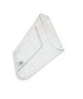 Water Tank And Cover For Capsule Coffee Makers Replacement Water Container For F111 EN500, transparent material, side view.