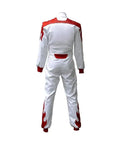 Back view of Go Kart Racing Suit Water Resistant Digital Print Breathable Fabric For Adults Youth And Kids XXL 62