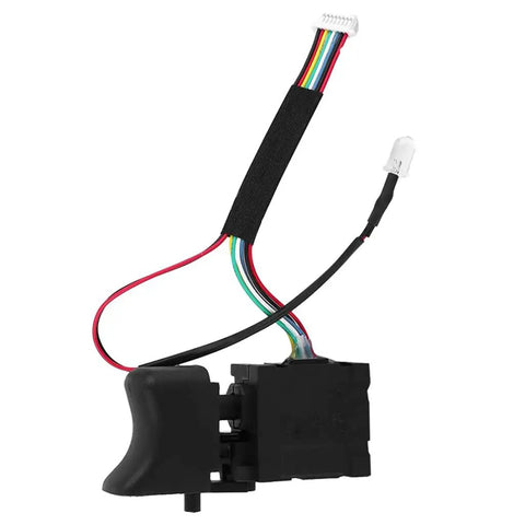 Compact Remote Trigger Switch For Cordless Drills With Quick Install Handle And Smooth Shift Speed Adjustment showing wiring and compact design.