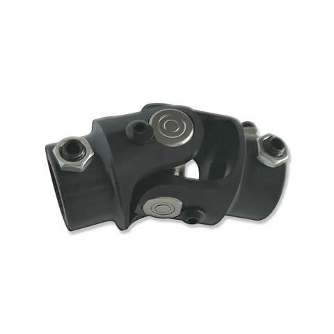 Heavy Duty Double D To Thirteen Sixteenth Inch Thirty Six Spline Universal Steering U Joint 83mm Length Black Steel With Premium Needle Bearing Durable Auto Steering Joint For Off Road And Street