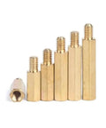 Brass M3 Hex Standoff Spacers Set With Spacing Screws For PCB Assembly, 100Pcs Includes 6mm Spacers And Lengths From 4mm To 40mm, DIY Friendly For Home, Office, And Hobby Projects, 200Pcs Box Kit, brass M3 hex spacers