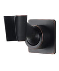 Heavy Duty Brass Shower Head Holder Wall Mount Bracket With 360 Degree Adjustable Rotating Mount, Oil Rubbed Bronze Finish