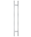 H-Shaped 1200mm Push Pull Door Handle Back To Back Mounting For Barn Front Entrance Commercial Glass Doors Stainless Steel 304