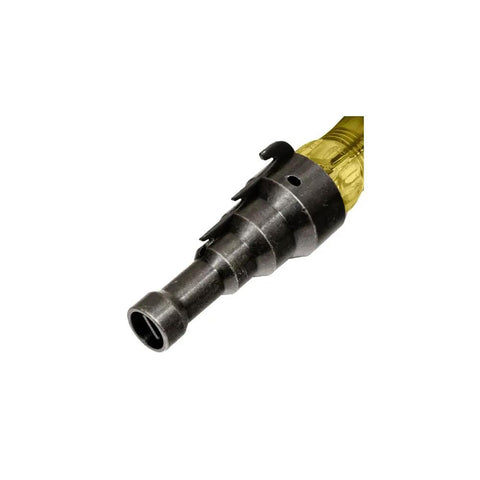 Conduit Reamer and Screwdriver for One Half Inch, Three Quarter Inch, and One Inch Thin Wall Conduit With Hooded Blade to Prevent Slipping