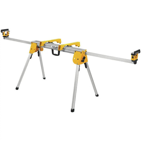Workhorse Miter Saw Stand With 40 Inch Beam Extends To Support Up To 10 Feet Of Material And 500 Pounds Universal Fit For All Brands Lightweight Aluminum Build For Easy Transport To The Jobsite
