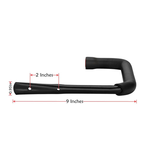 Heavy Duty Garage Storage Ladders Hooks Set 6 Pack Wall Mount Hangers That Hold Up To 50 Pounds, dimensions labeled as 9 x 2 inches